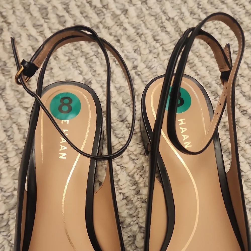 COLE HAAN Slingback Flats Size 8 - Picture 3 of 5